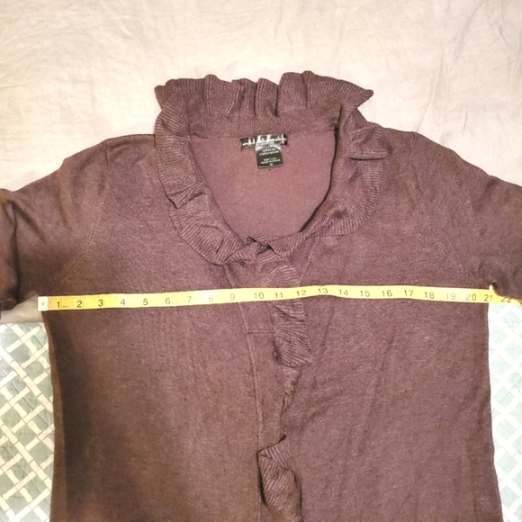 United States Sweaters ruffled edge cardig… - Picture 5 of 5